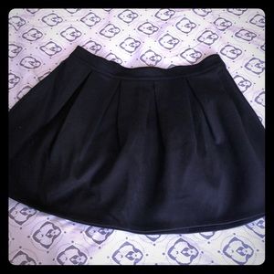Black, cotton skirt
